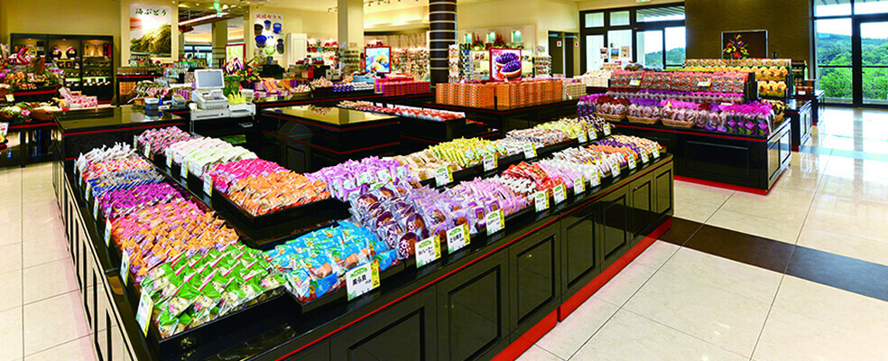 御菓子御殿のお土産売り場